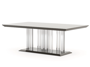 EMPIRE - Stainless steel and wood dining table by Stylish Club - view 2